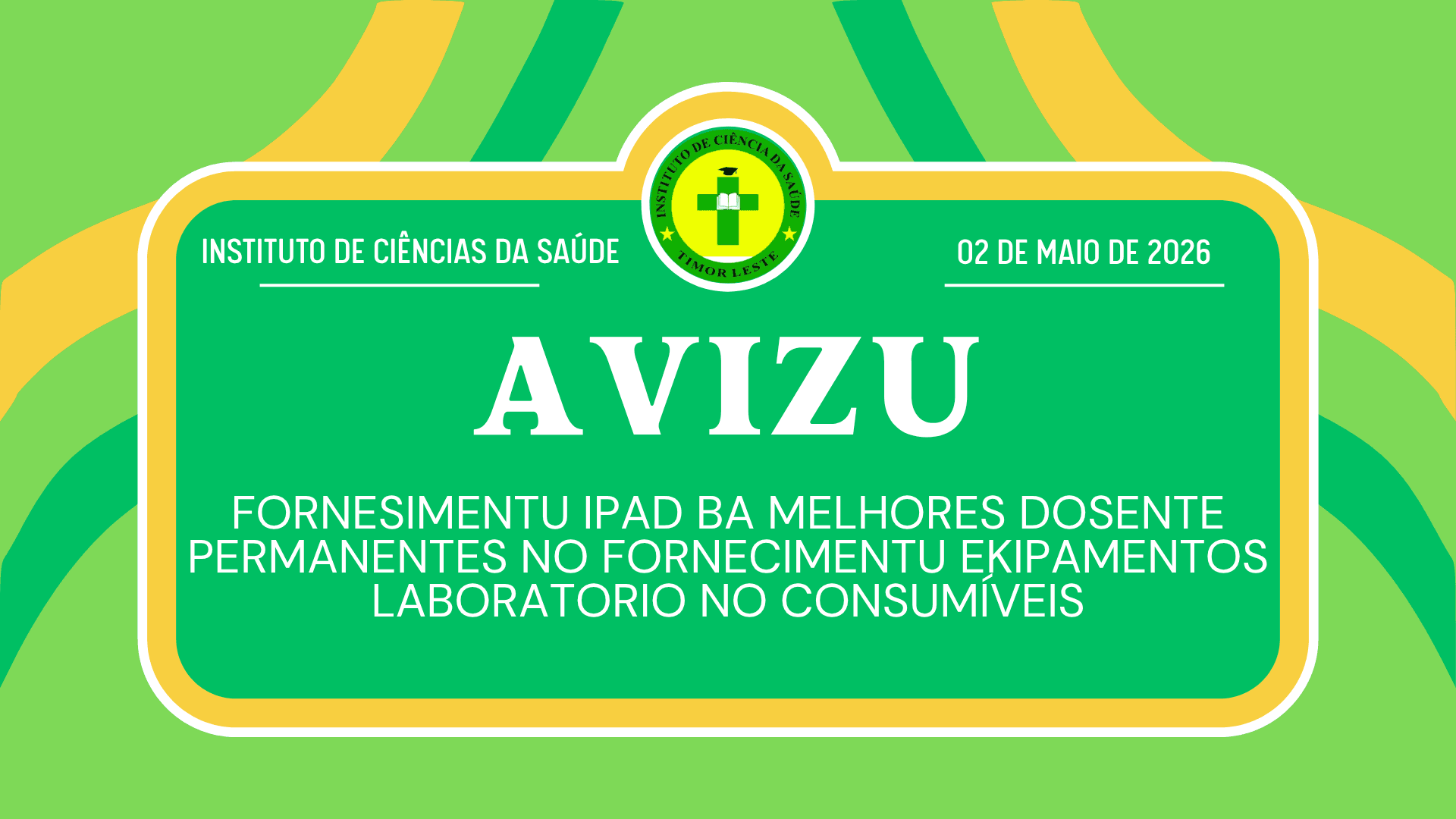 Etapa 1 Fornesimentu Ipad ba melhores Dosente Permanentes no Fornecimentu Ekipamentos Laboratorio no Consumíveis